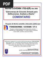 9 Covenin 1753 R Comentarios