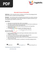 Returnable Transport Packing (RTP)