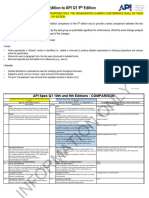 Comparison of API Q1 10th Edition To API Q1 9th Edition - April 2024