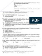 Taxation Quiz Problem 50 Items