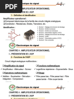 Chapitre 4 - Electronique Du Signal