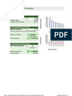 Credit Card Payoff Calculator