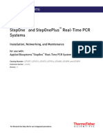 Stepone and Steponeplus Real-Time PCR Systems: Installation, Networking, and Maintenance