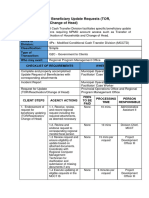 Processing of Beneficiary Update Requests CC