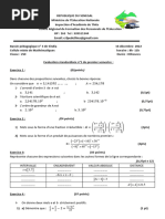 Devoir Standardise 2s0 2022 Sem I