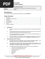 QMS 105 House Keeping Audit Procedure Sample