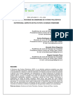 Aspectos Nutricionais Na Sindrome Do Ovário Policístico