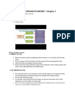Sectors of The Indian Economy Notes