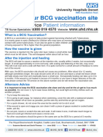 Care of Your BCG Vaccination Site