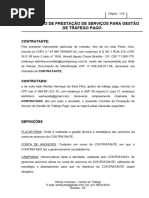 Contrato de Prestação de Serviço de Gestão de Tráfego Pago - PONTO JURIS (Errata)