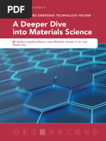 A Deeper Dive Into Materials Science