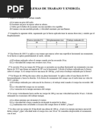 Ejercicios de Trabajo, Potencia y Energía Con Soluciones