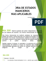 Nias Aplicables Auditoria A Los Estados Financieros