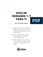 Romanos 1 7 para Ti Guia de Estudio