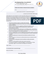 Acta de Compromiso para Padres de Familia Refuerzo Académico 2024