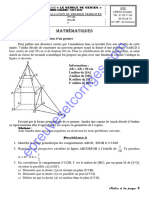 Mathematiques 2nde C-D 1er Devoir Du 1er Trimestre 2023-2024 CP Le Cercle de Genies