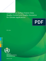 Guidelines On Surface Station Data Quality Control and Quality Assurance For Climate Applications