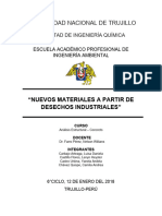 Nuevos Materiales A Partir de Desechos Industriales