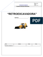 Pts Procedimiento Retroexcavadora