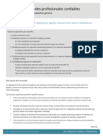 Manage Patients With Acute, Common Diagnoses in An Ambulatory, Emergency, or Inpatient Setting - En.es