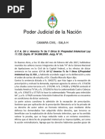 Poder Judicial de La Nación: Camara Civil - Sala H