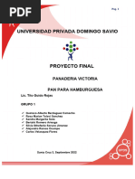 Proyecto Panderia Victoria