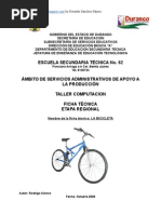 Análisis de Objeto Técnico La Bicicleta (Version 2)