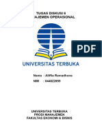 Aliffia Ramadhona - Tugas Diskusi Modul 6 - Manajemen Operasi