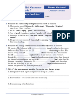 Burlington English Grammar Worksheet - 2