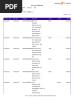 Account Statement: Customer Number 014641108 Customer Name Plus 961 Auto Care L.L.C