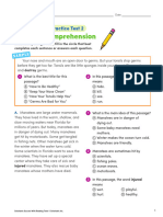 Reading Comprehension: Reading Skills Practice Test 2