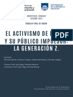 Activismo de Marca y Público Impulsor Generación Z