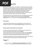 Access Google APIs - Google Play Services - Google For Developers