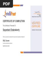 Intellipaat Certificate