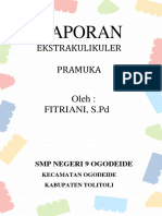 Laporan Ekstrakurikuler Pramuka Fitriani