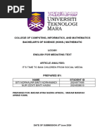 Article Analysis - LCC401