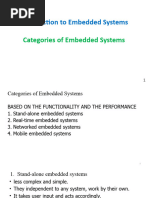 IES 2 Categories of Embedded Systems