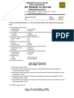 SOAL PAI PTS KLS 8 GENAP 2024 Kenaikan Kelas