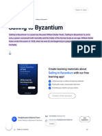 Sailing To Byzantium - Meaning & Analysis - StudySmarter