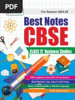 Class 12 Business Studies 2024-25 Notes Chapter 1 Nature and Significance of Management