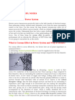 Corona Effect in Power System