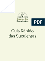 Guia Rápido de Cuidados Das Suculentas