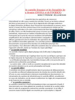 Les Formalités de Contrôle Douanier Et Les Formalités de Contrôle Non Douaire