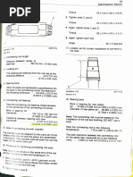 Clearances Mentioned in Manual.