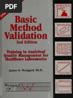 Basic Method Validation Westgard, James O, 1941 Quam, Elsa F