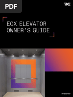 Eox Elevator Owners Guide