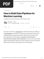 How To Build Data Pipelines For Machine Learning - by Shaw Talebi - Towards Data Science