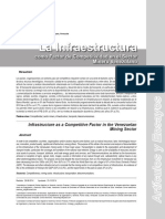 La Infraestructura Como Factor de Competitividad en El Sector Minero