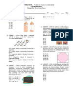 Liga de Matematica - 7º Ano Obmep 2021