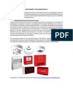 Equipamiento para Emergencias